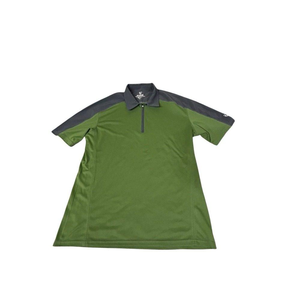 Kuhl Shadow 1/4 Zip Polo Shirt Men's Size XL Green‎ Short Sleeve Outdoor